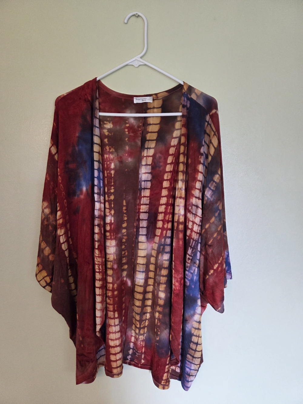 Myesper Apparel Kimono Tie Dye  Boho Hippie Festival
